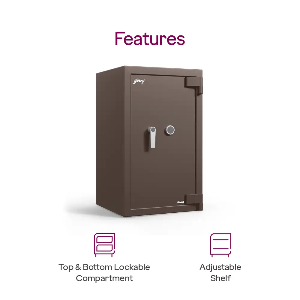 Godrej Matrix 3620 V7 (215L) KL Coffee Brown Home Locker 